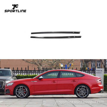 A5 S5 Carbon Fiber Side Skirts for Audi A5/S5 4-Door 2017-2019